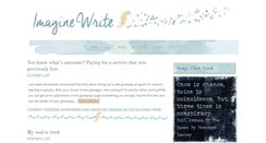 Desktop Screenshot of imaginewrite.net